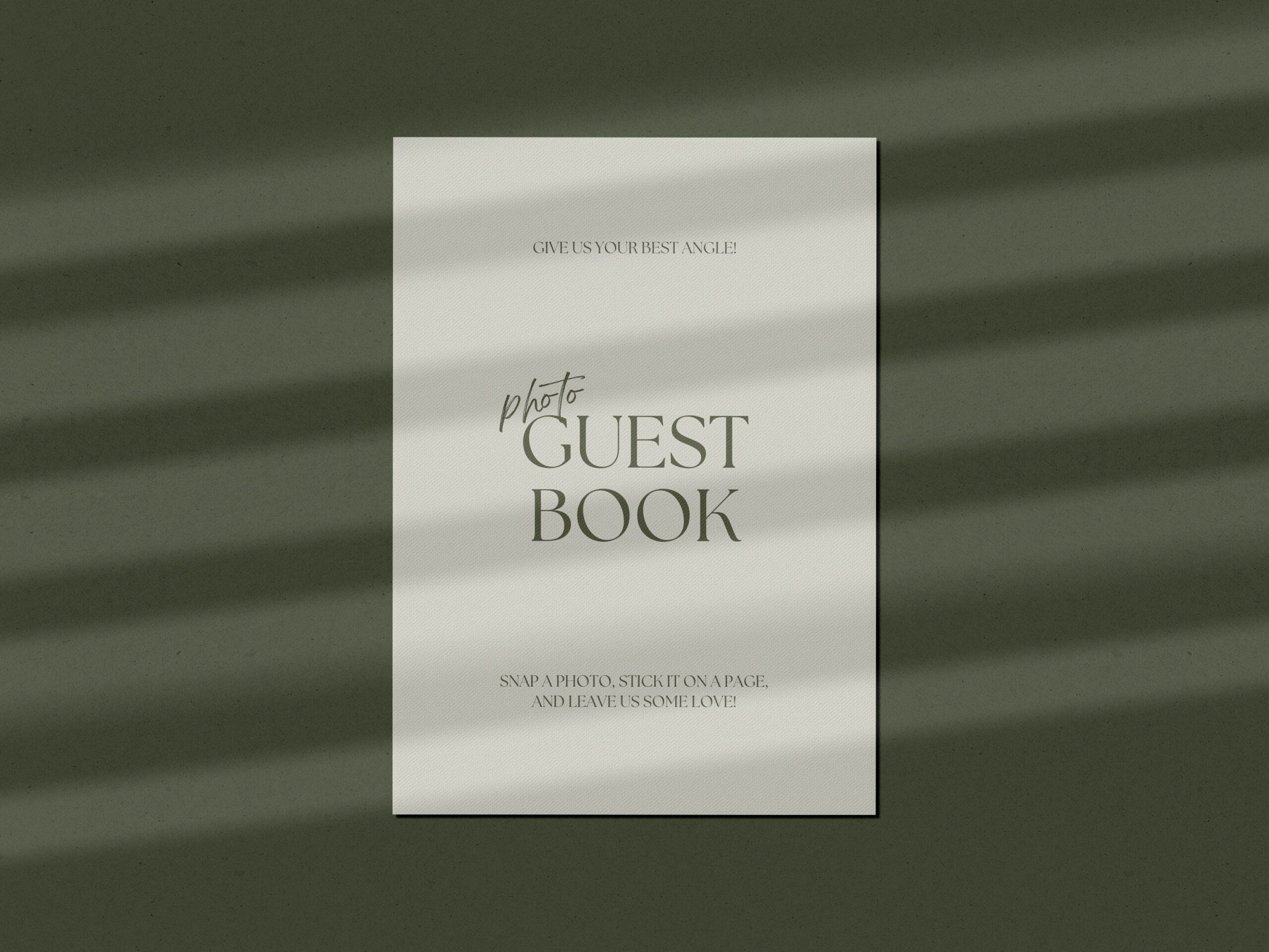 Modèle de plaque de livre d’or de mariage moderne | Toile modifiable (téléchargement numérique) | COLLECTION BRETAGNE