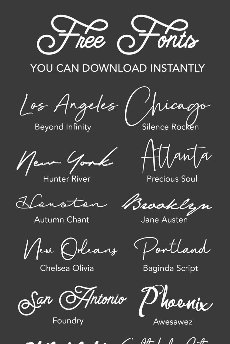 16 Free Script Fonts That Are Absolutely Gorgeous