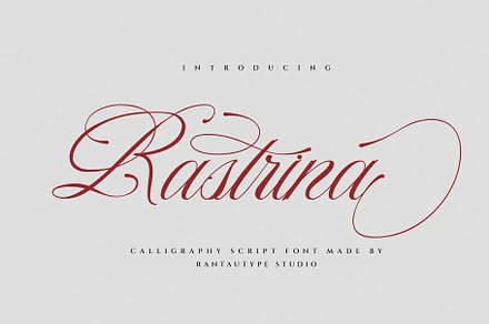 Antura Script, a Script Font by Solidtype