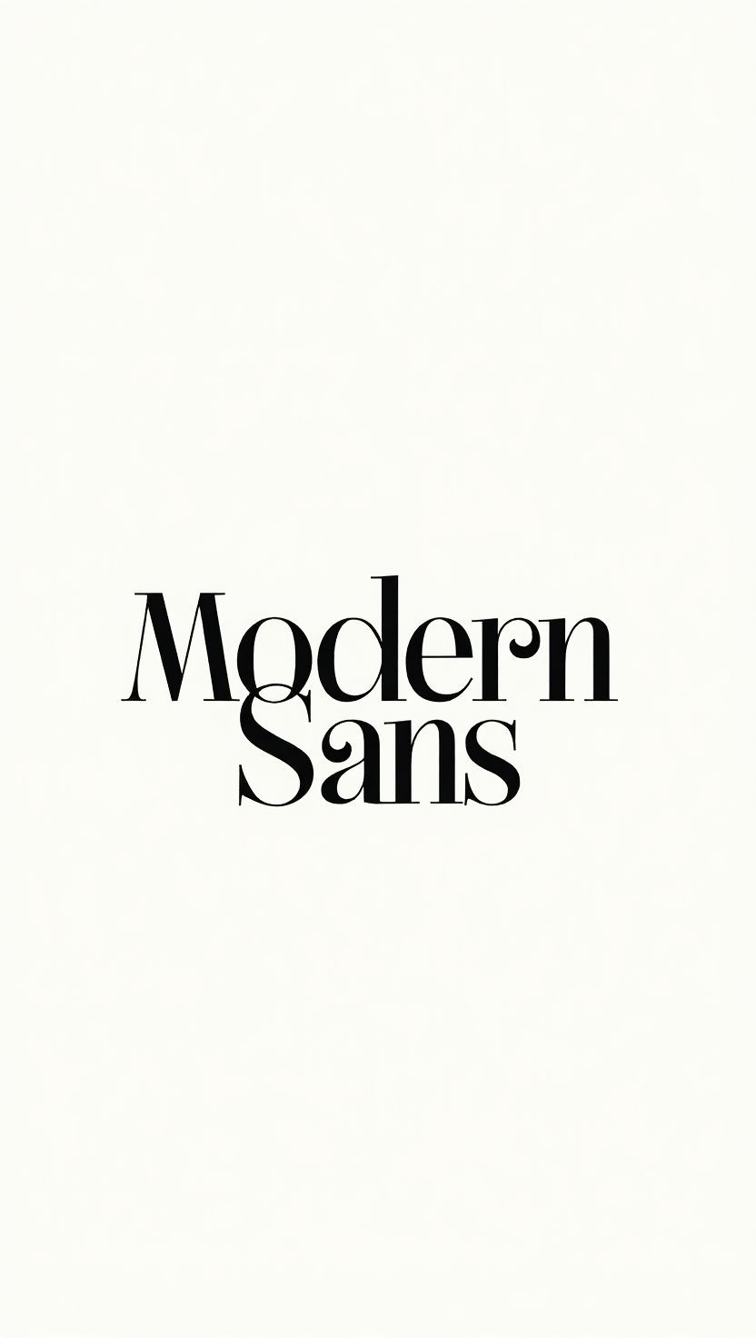 Master Your Designs with a Versatile Modern Sans Font Family ⚙️