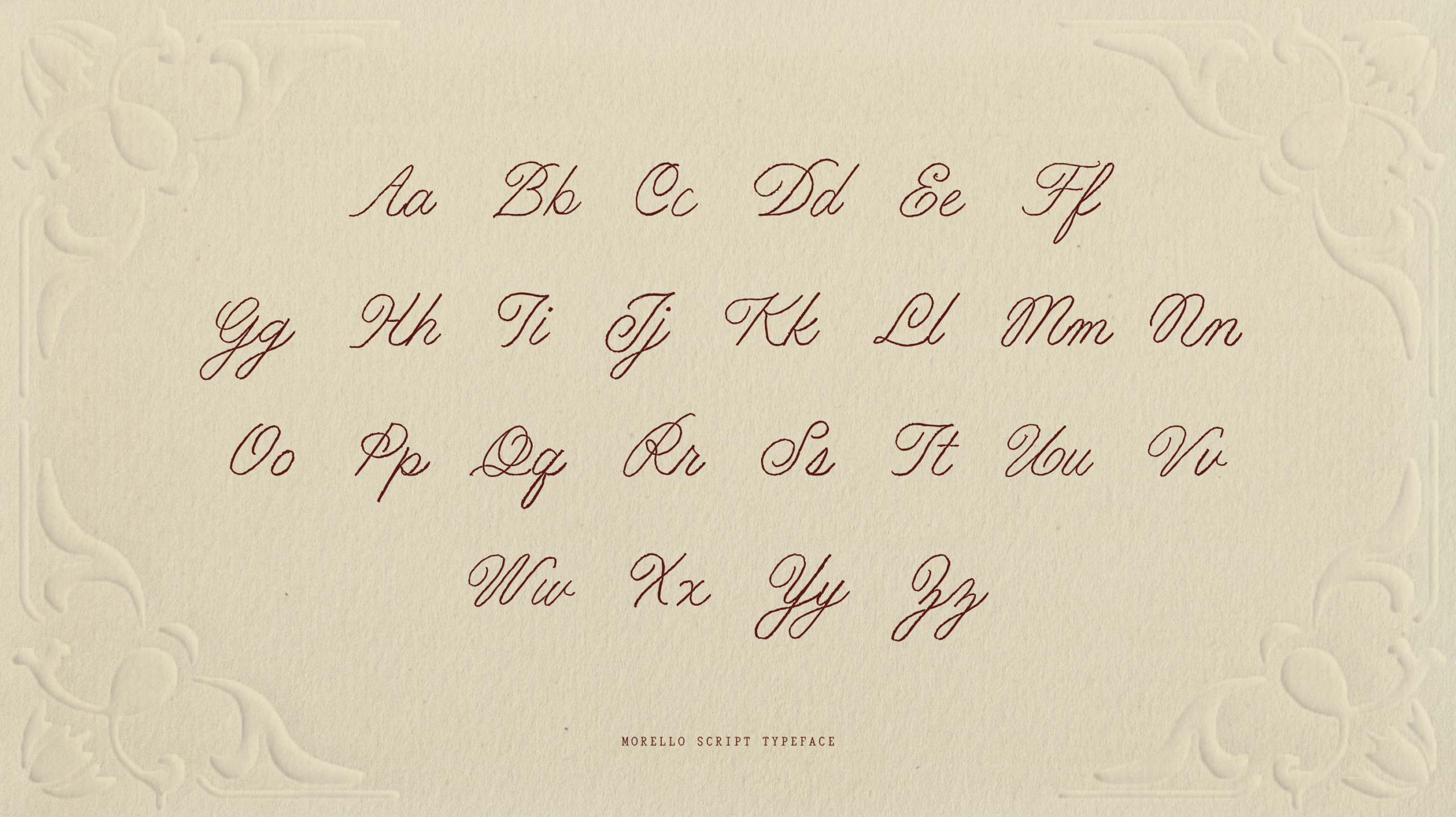 Morello Handmade Script Font