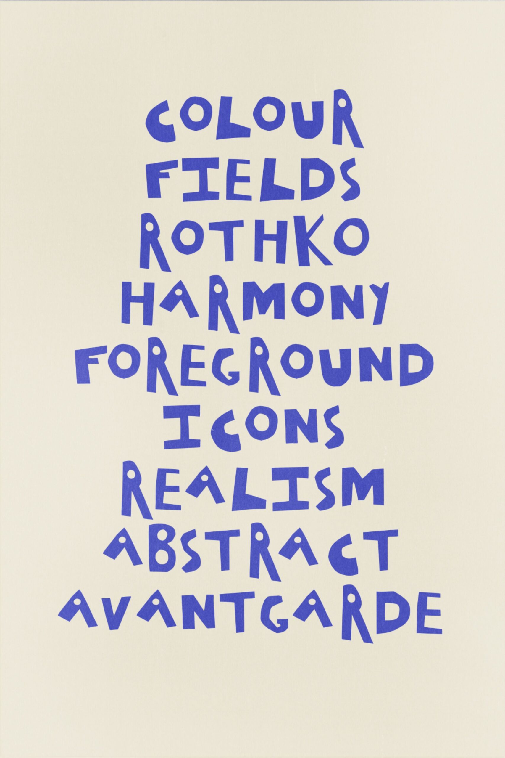 THE CUTOUTS | A HAND-CUT FONT