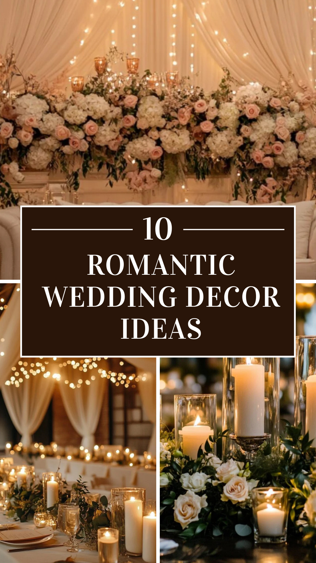 Create Magic with 10 Romantic Wedding Décor Ideas