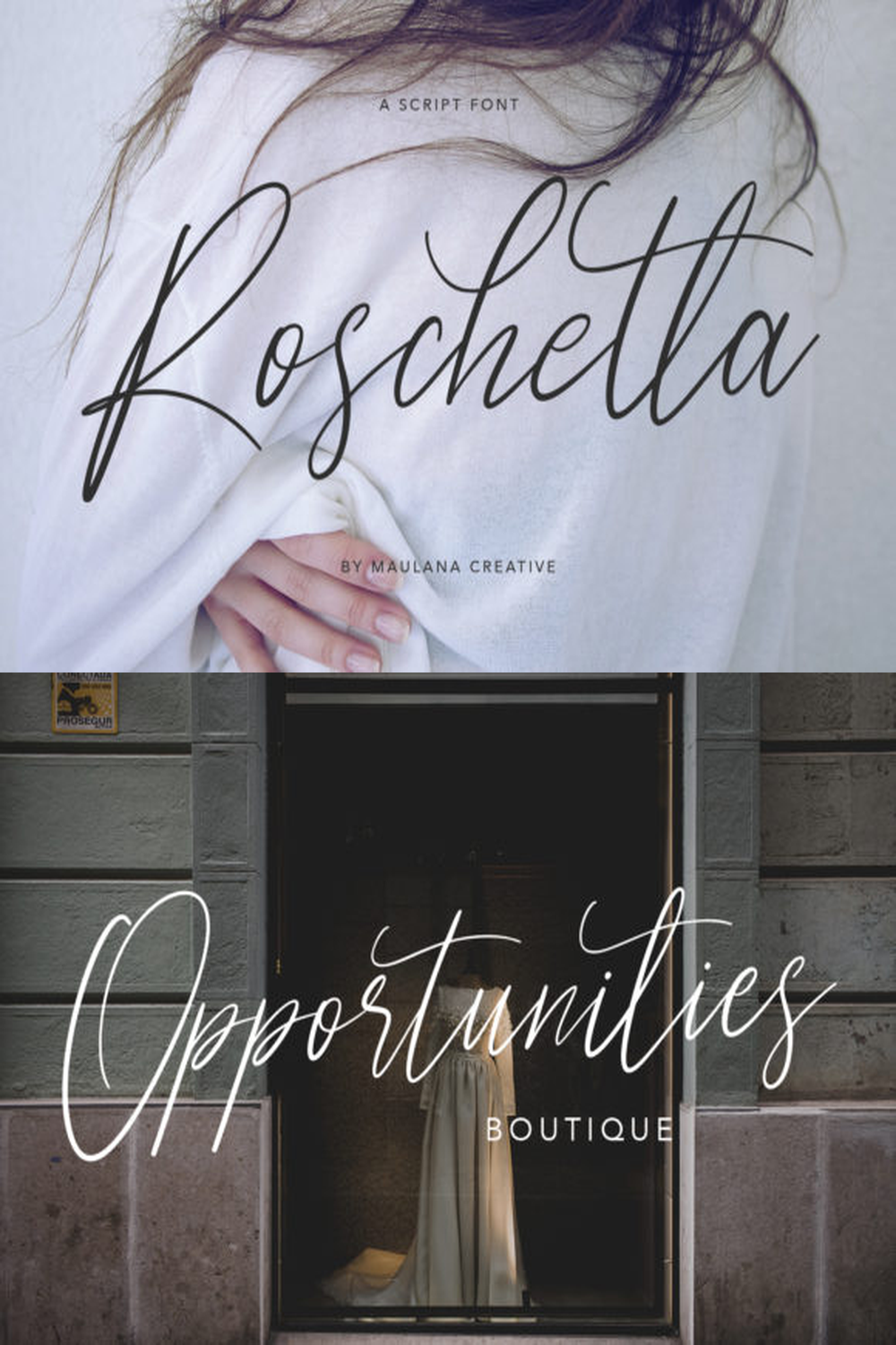 Roschetta Font: Charming Handwritten Script for Elegant Wedding Invitations