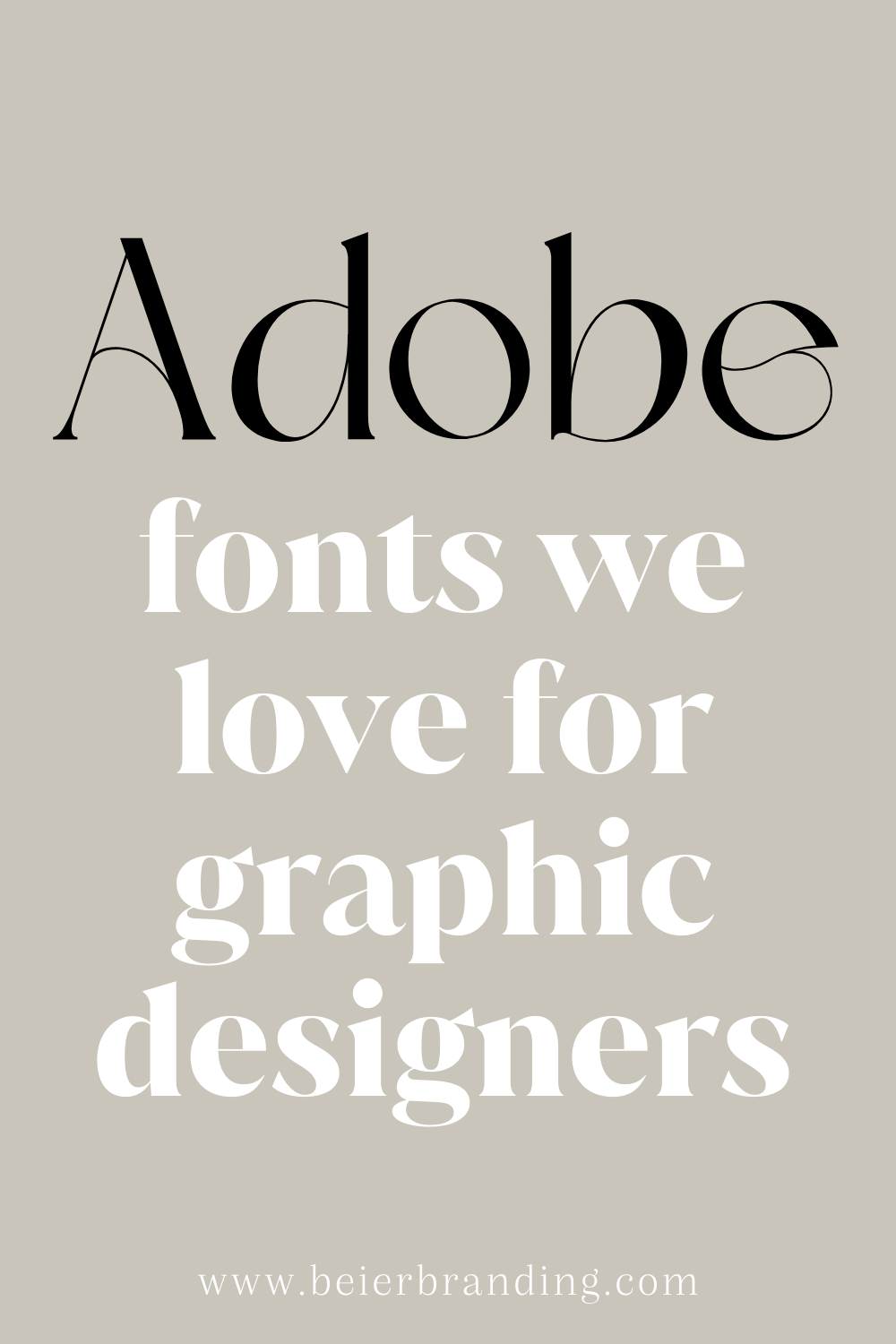 Top Adobe Fonts to Elevate Your Logo Design: Stylish Script & Pairing Ideas