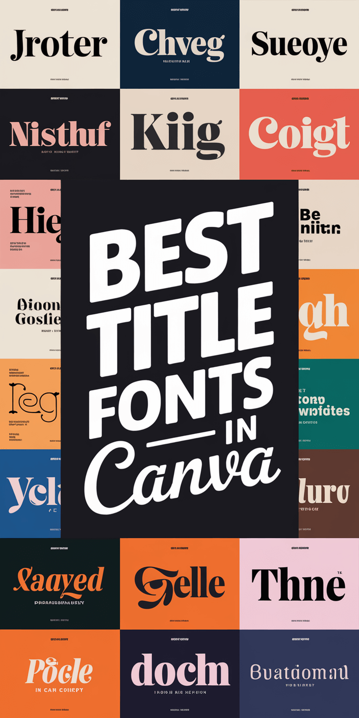 27 Best Title Fonts in Canva to Make a Statement