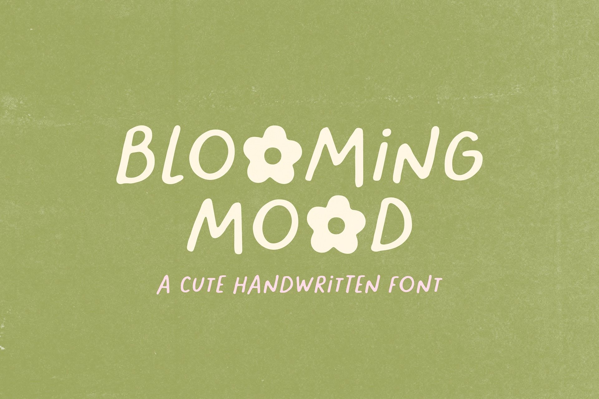Blooming Mood — Cute Font — Olga Berezovskaia