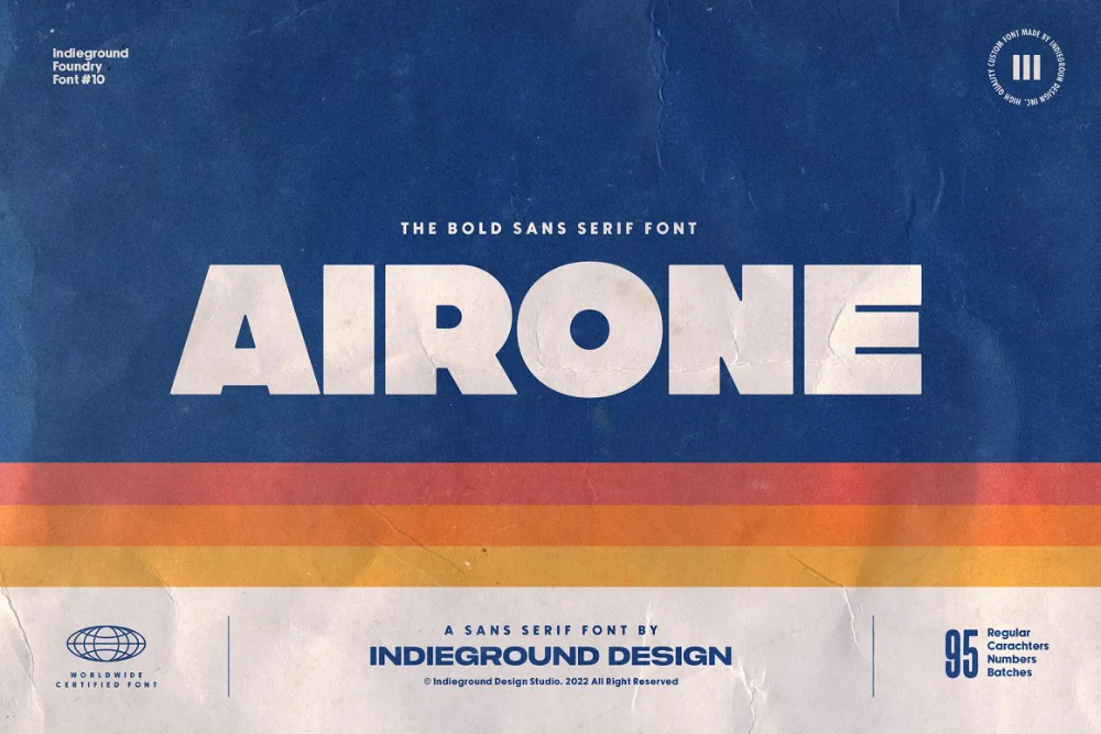 Airone Font — Dafont Free
