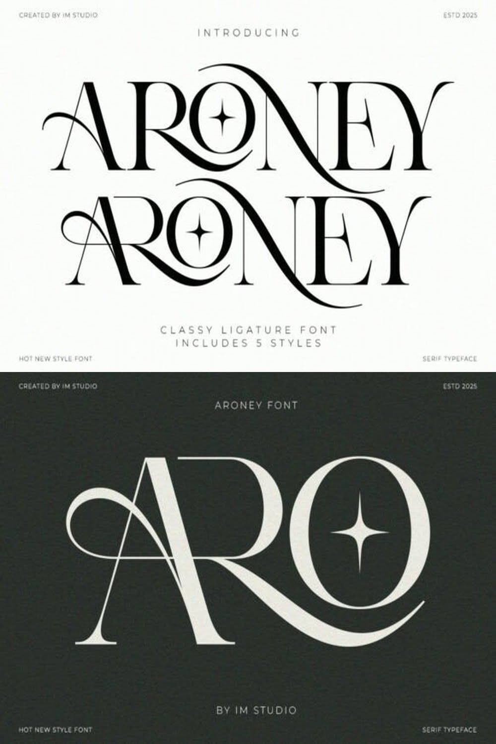 Aroney Font