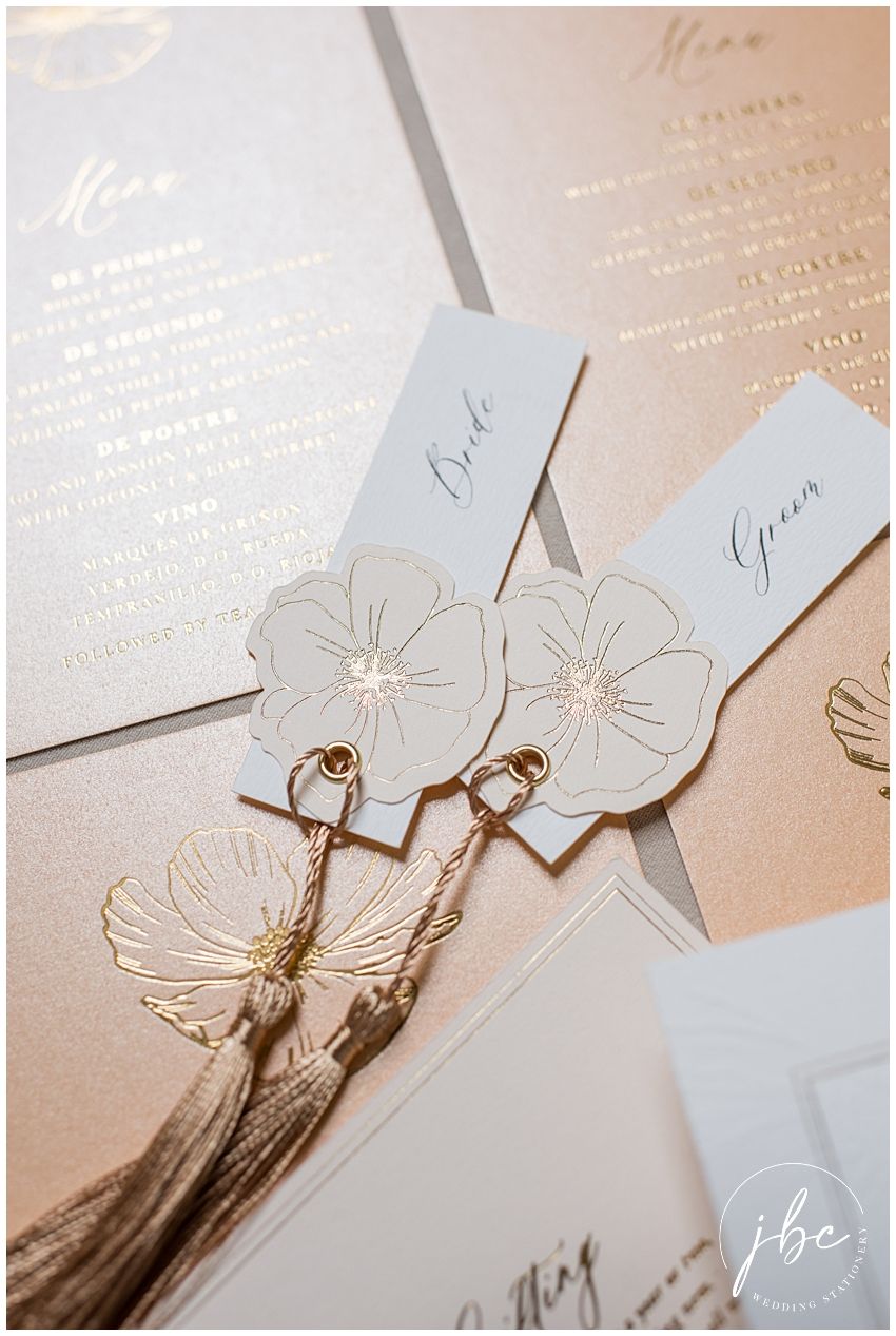 Embossed Pocket Wedding Invite