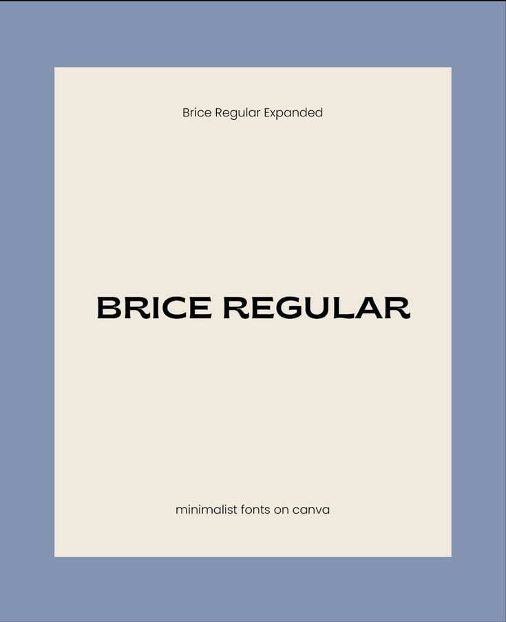 FREE Minimalist Fonts on Canva