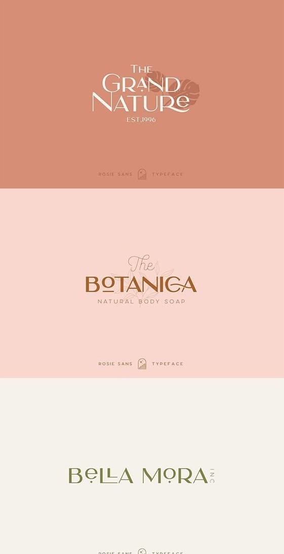 Rosie Sans: Gorgeous & Trendy Typeface