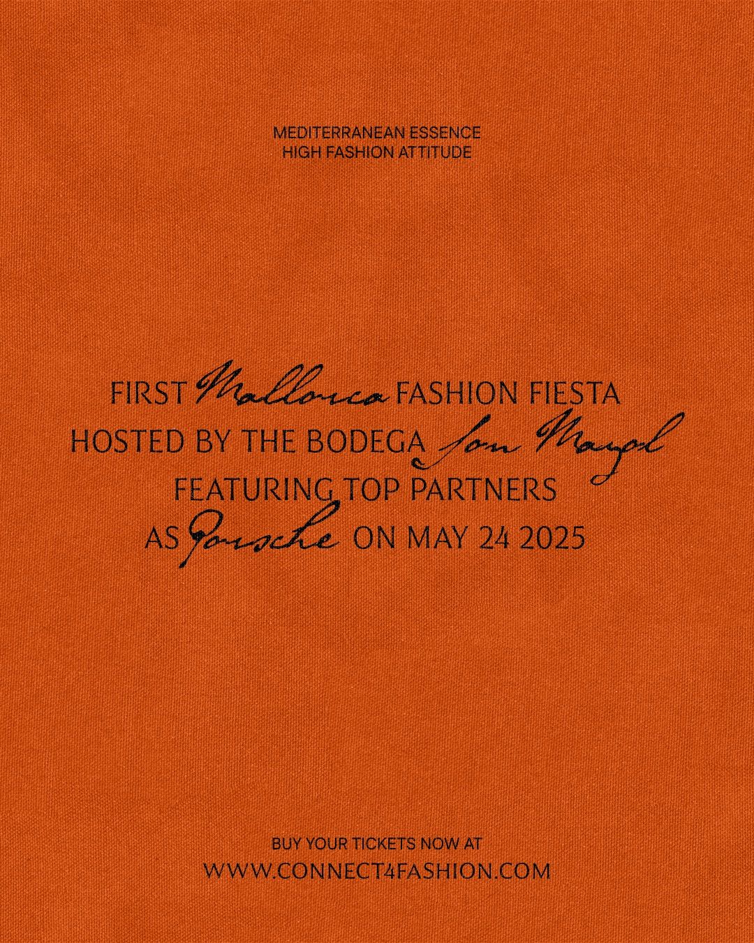 Aesthetic old money event poster