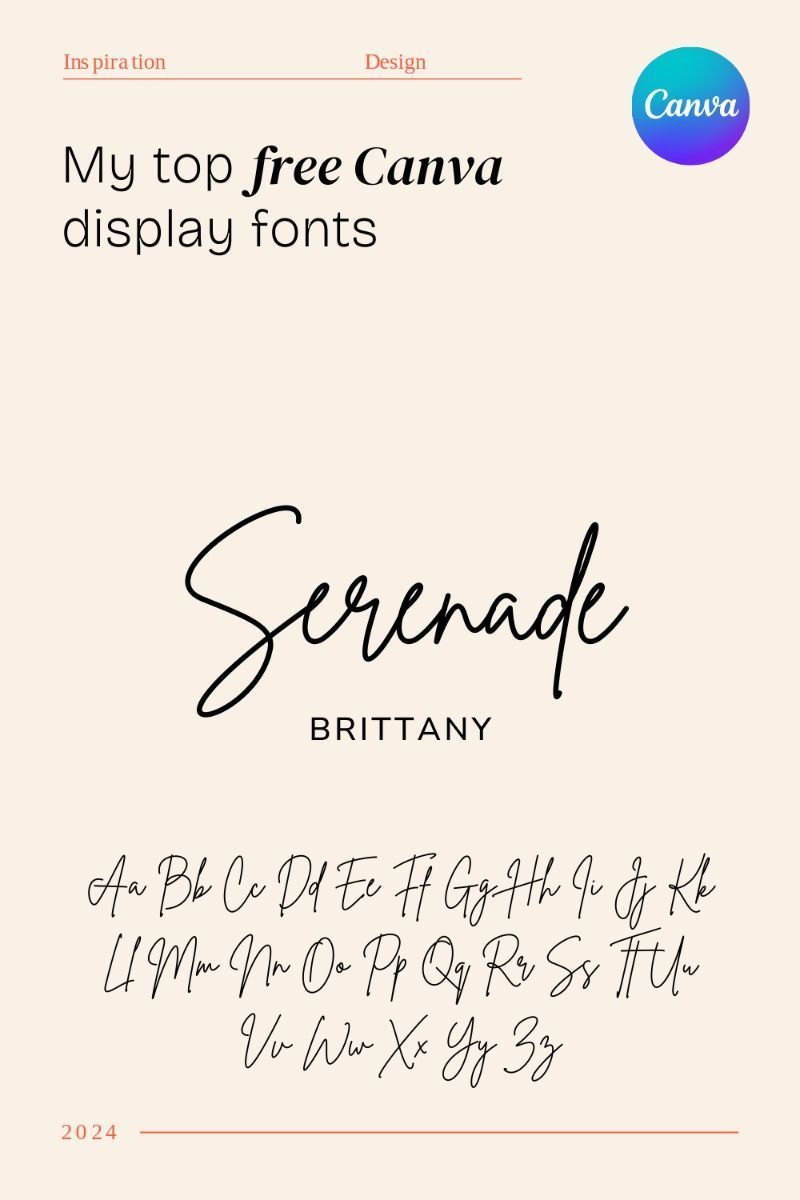 Elegant Free Handwriting Fonts for Canva