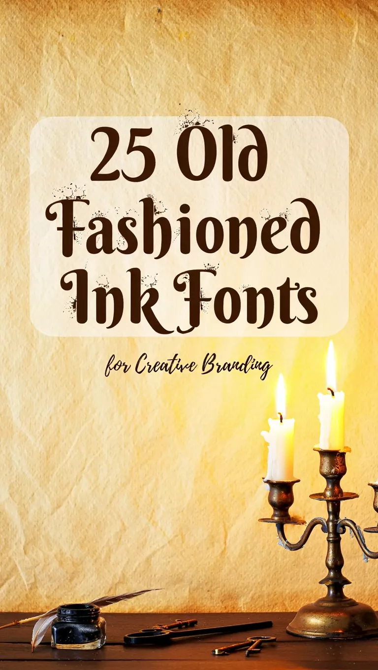 25 Must-Have Old Fashioned Fonts With Classic Ink Detailing