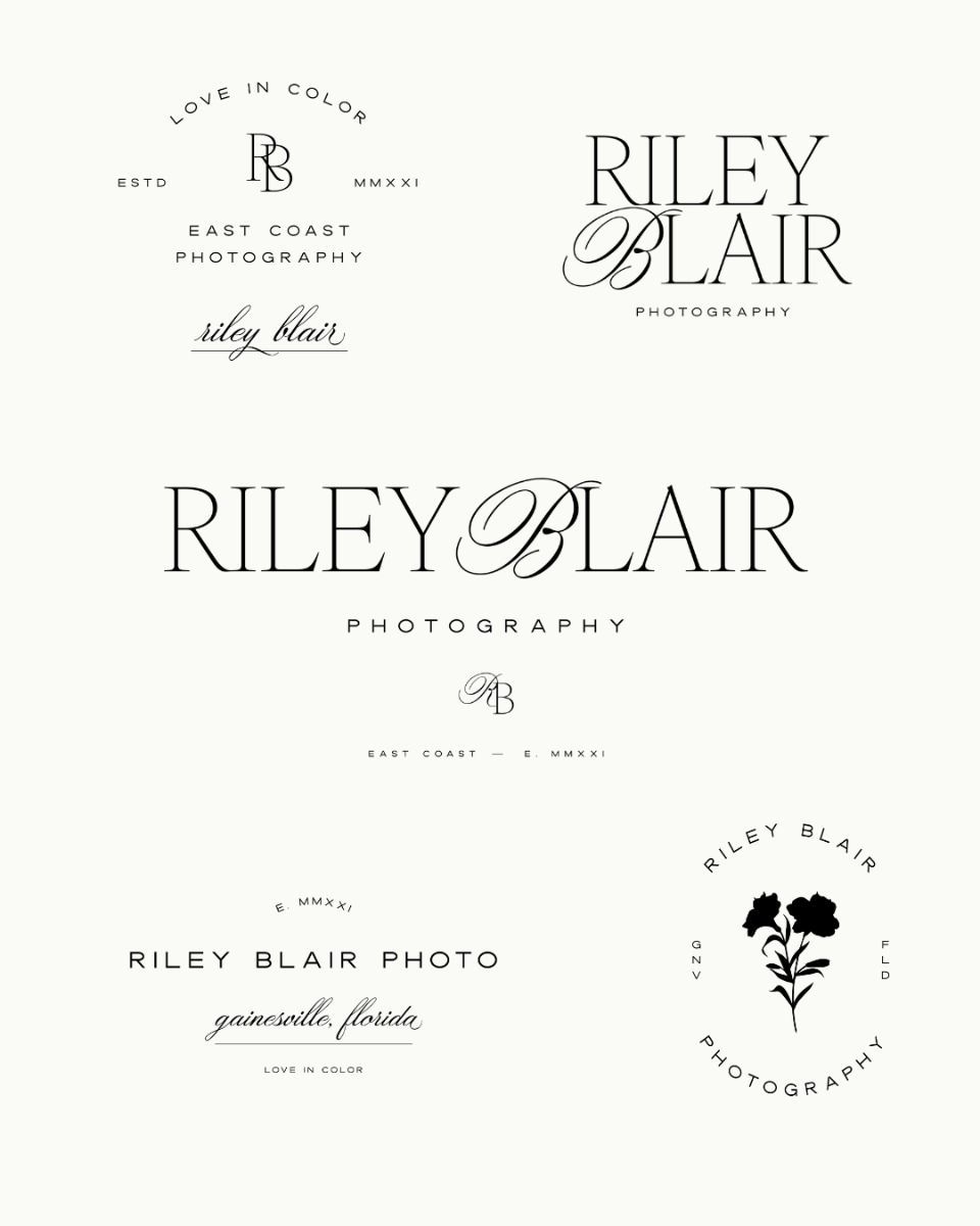 Logo Suite Wedding Photographer | Brand Identity for Luxury Wedding Photographer