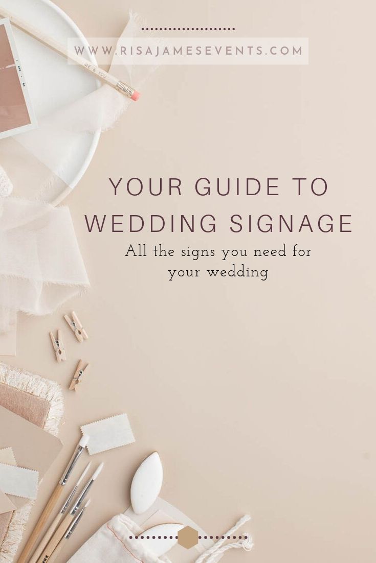 Guide to Wedding Signs