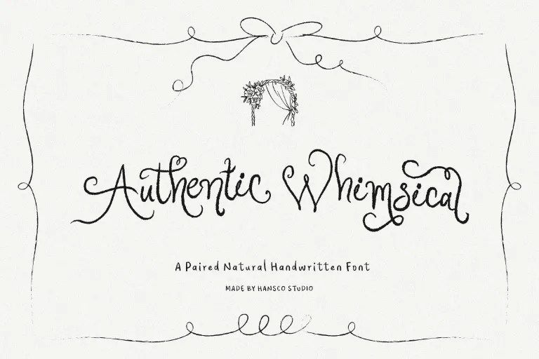 Authentic Whimsical Font — FreeFontDL