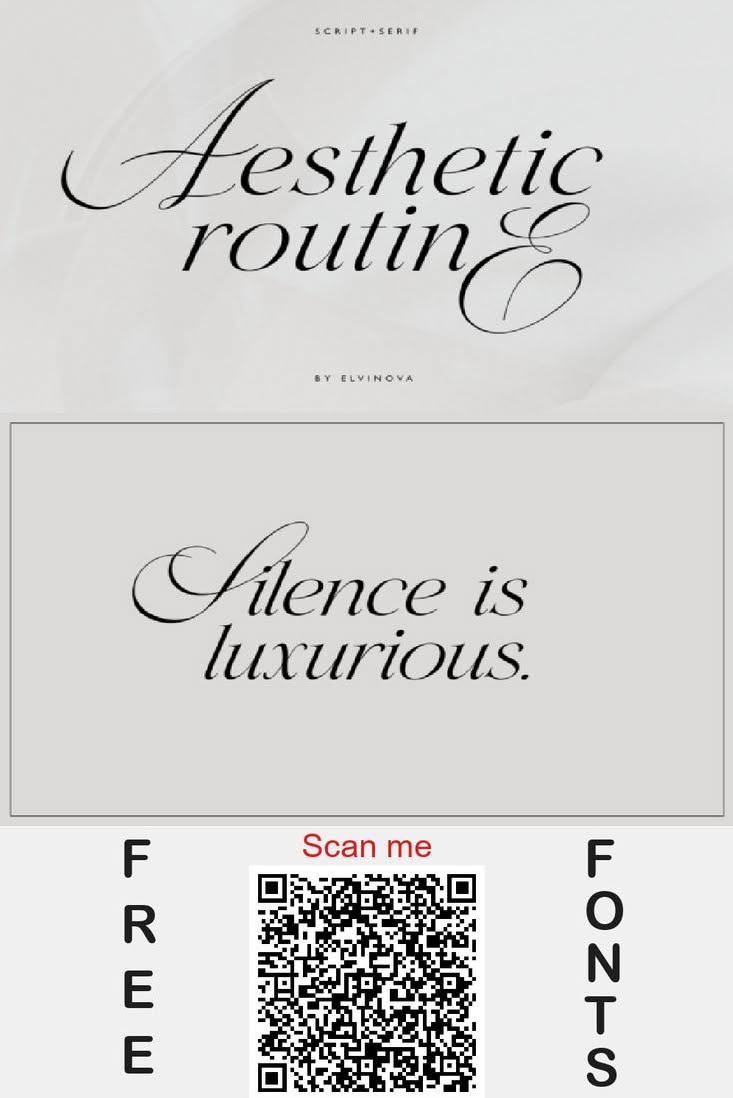 Aesthetic Routine Duo Font