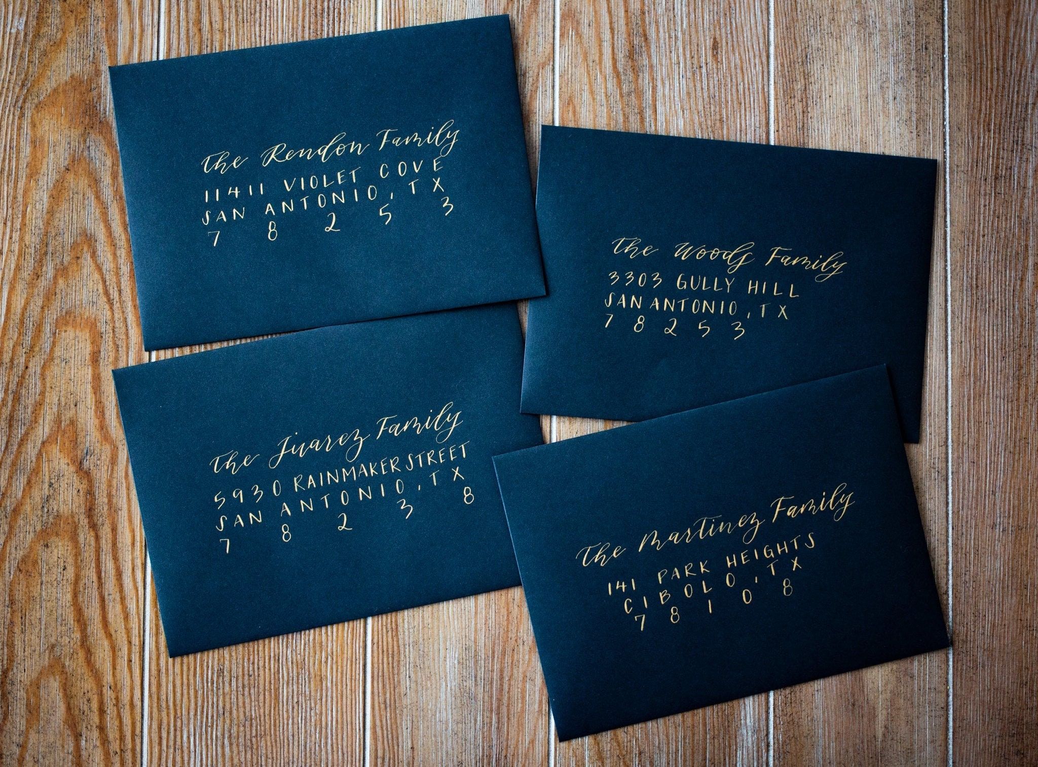 Adressage d’enveloppe de calligraphie personnalisée / Calligraphie moderne / Calligraphie de mariage / Calligraphie d’événement