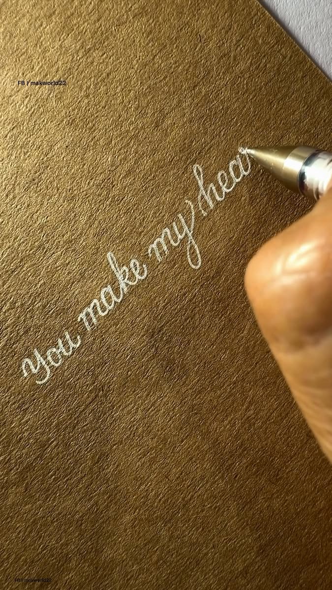176K views · 1.2K reactions | Writing sentence in cursive handwriting 😍😍 #handwriting #cursivewriting #calligraphy | MaK World | Facebook