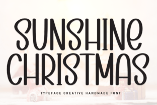 Sunshine Christmas Font by andikastudio · Creative Fabrica