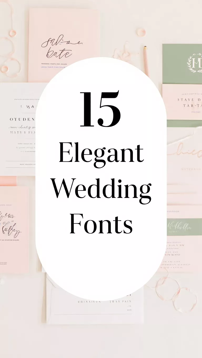 Soft Neutral Wedding Typography Mood Board Wedding Fonts Guide