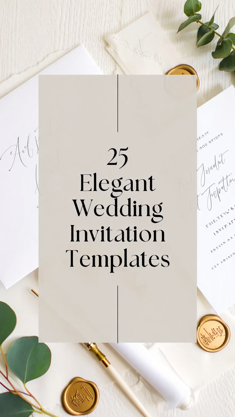 Wedding Invitation Template Light Wood Background Canva Editable Set