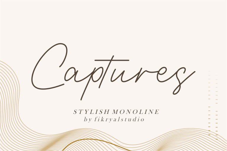 Captures Font Free Download for Creative Designs