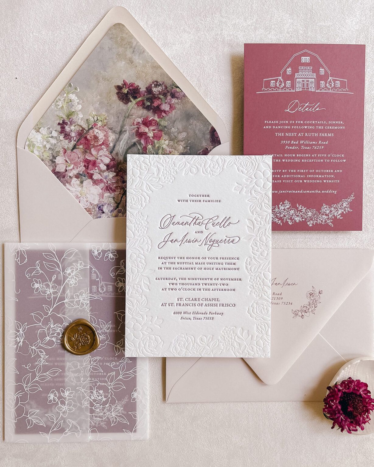 Wedding Venue Illustrations | Lupine Letters