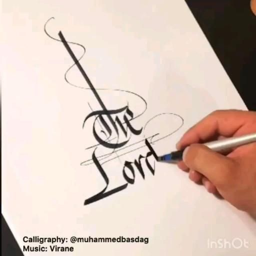 Calligraphy by @muhammedbasdag