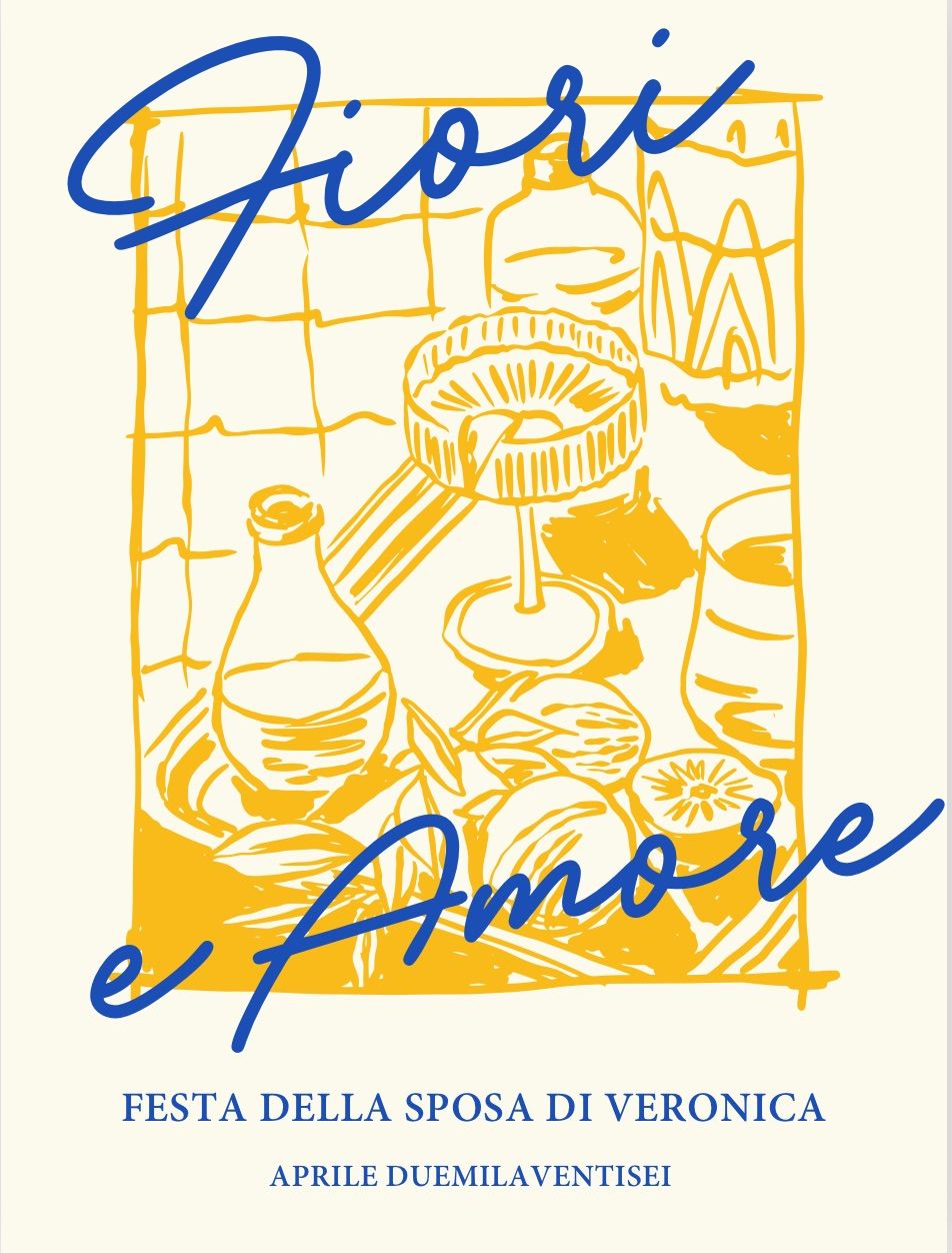 Fiori E Amore Welcome Board