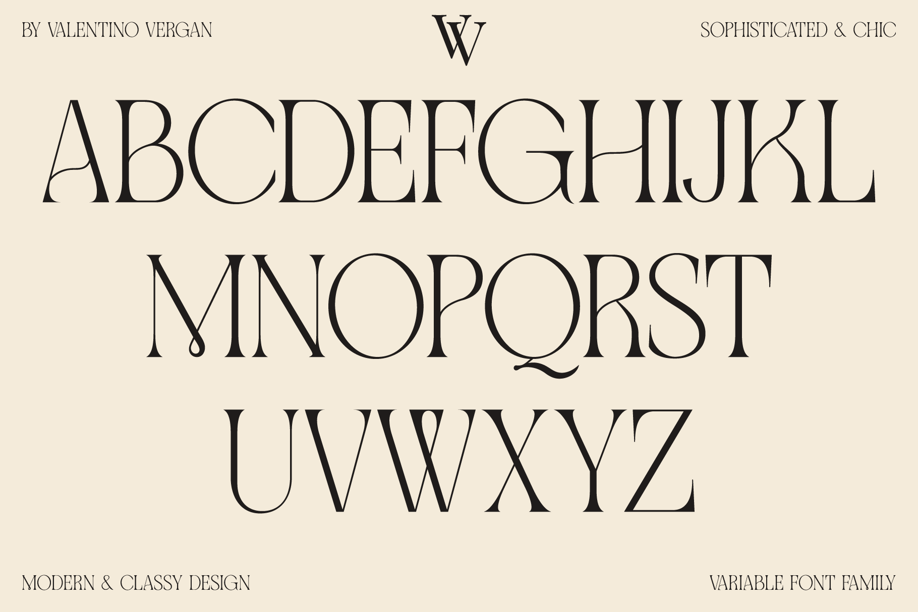 Qellia — Modern Classic Typeface — Desktop Commercial License — Full Font Family