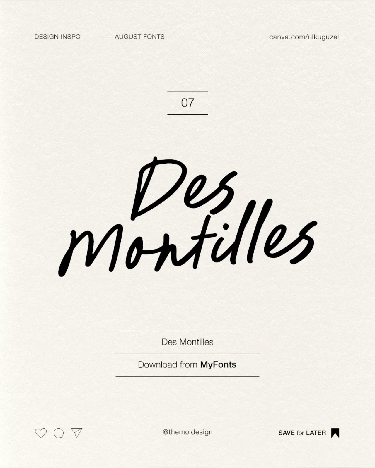 Font inspirations for August 😍✨