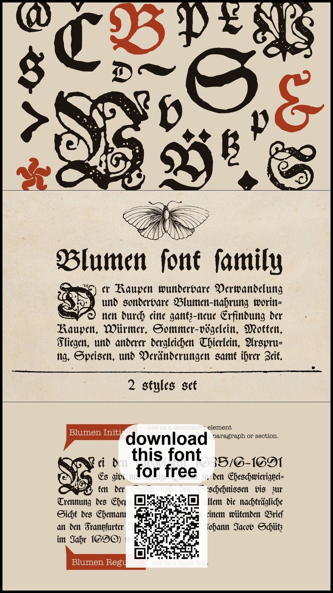 Vintage Medieval Blackletter Typeface — Add Classic Styles to Your Art!