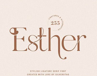 Modern Serif Fonts Projects :: Photos, videos, logos, illustrations and branding