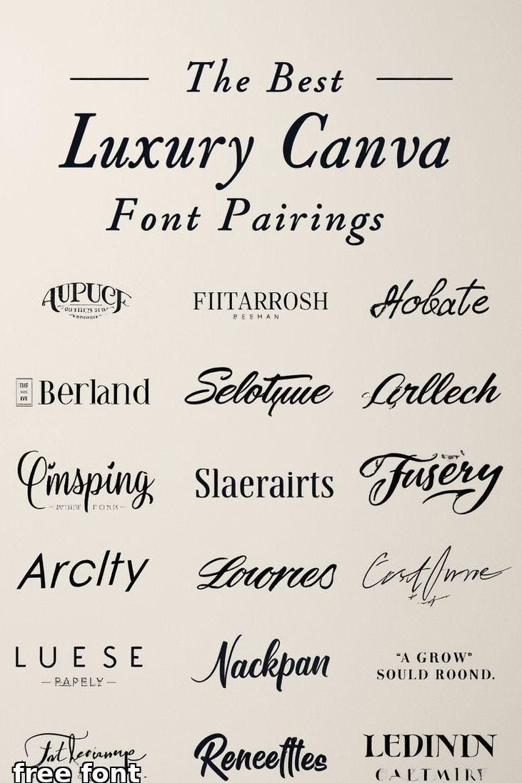 elegant font | luxury lettering fonts
