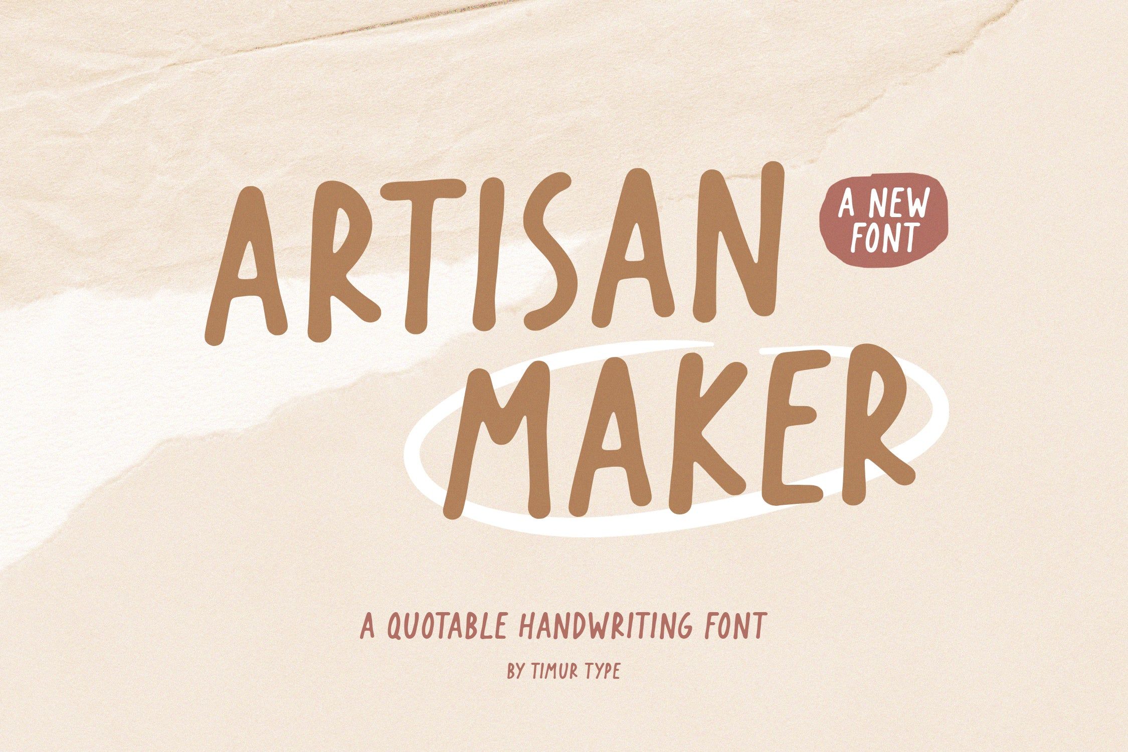 Artisan Maker — Quotable Handwriting Font — Desktop Commercial Use License