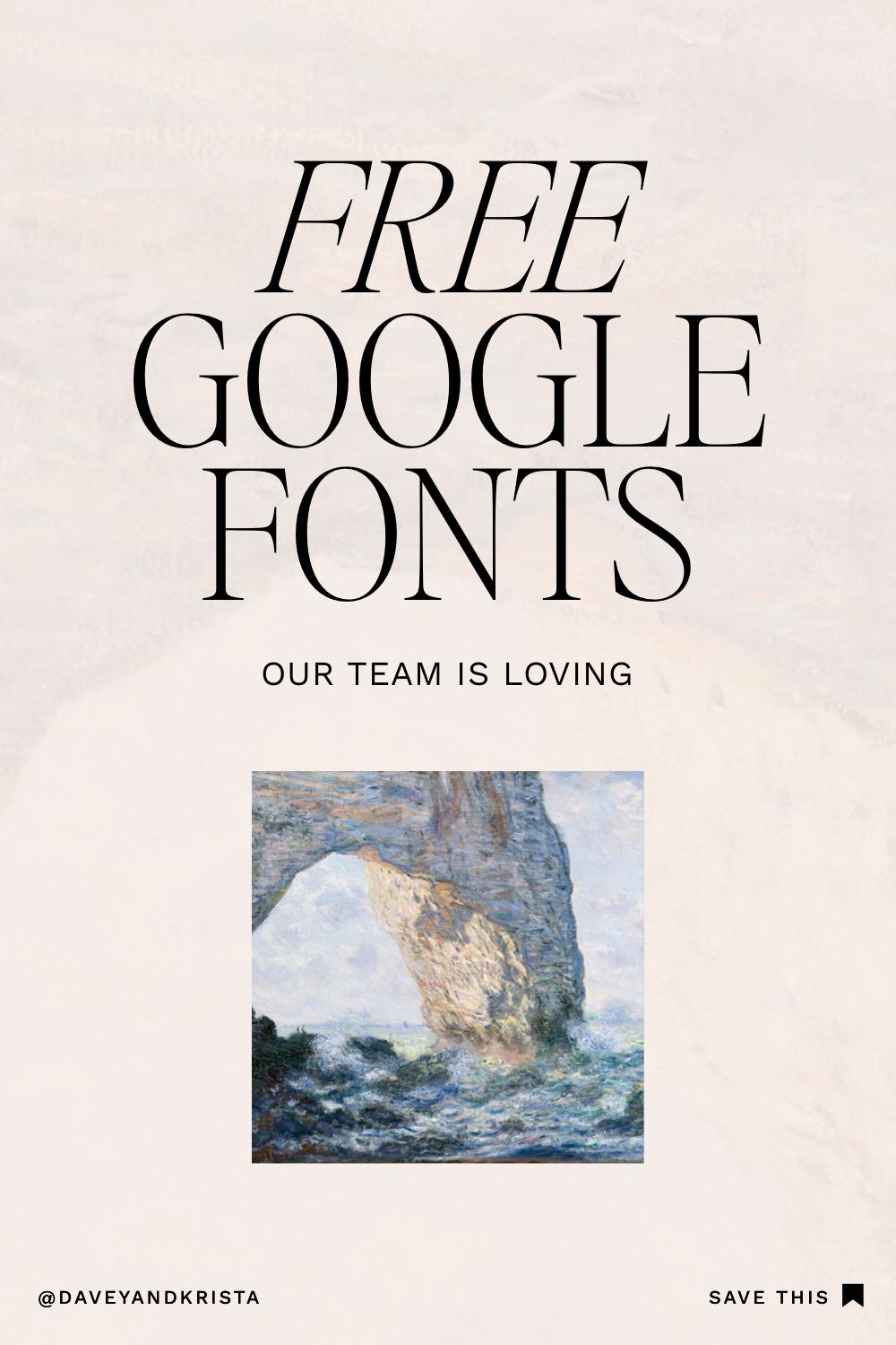 The Best Free Google Fonts That We Love for 2024 | Davey + Krista