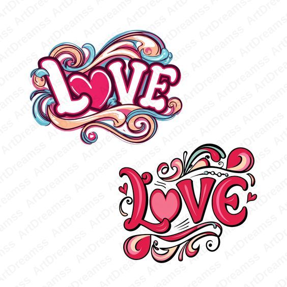 Craft SVGs with Love Heart Clipart
