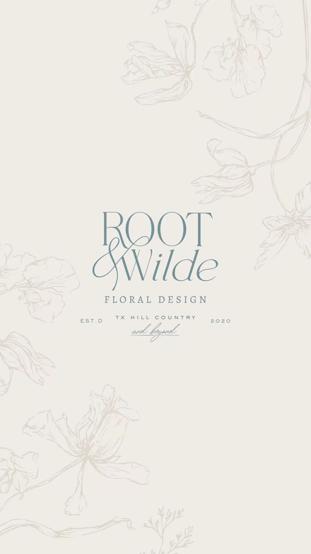 Logo Designs & Rebrand for Root & Wilde Floral Design by Layla Rose Designs