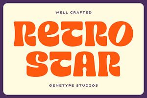 Retro Star Display Font