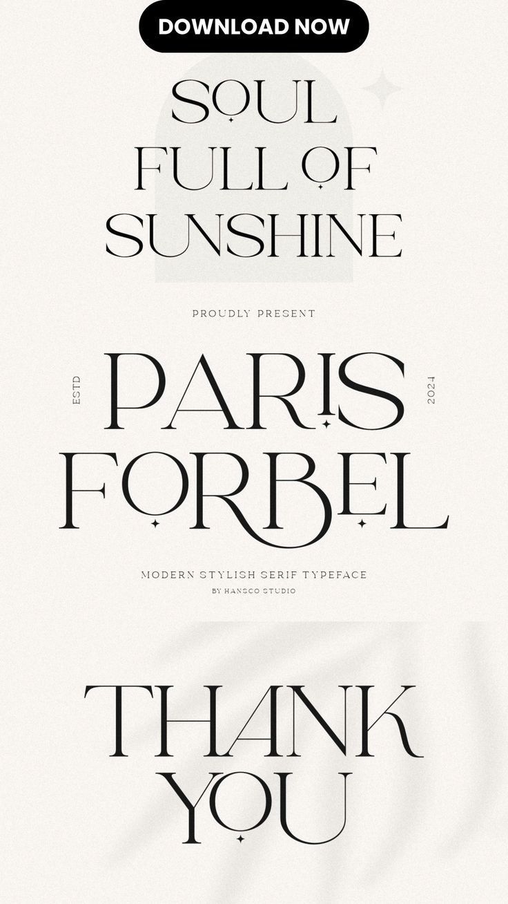 Paris Forbel — Modern Font | Creative Market