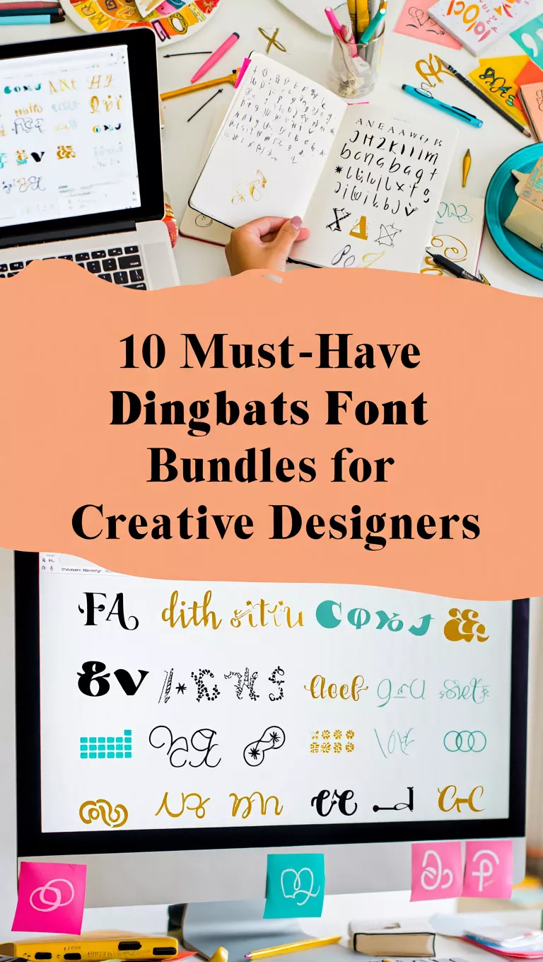 10 Must-Have Dingbats Font Bundles for Creative Designers