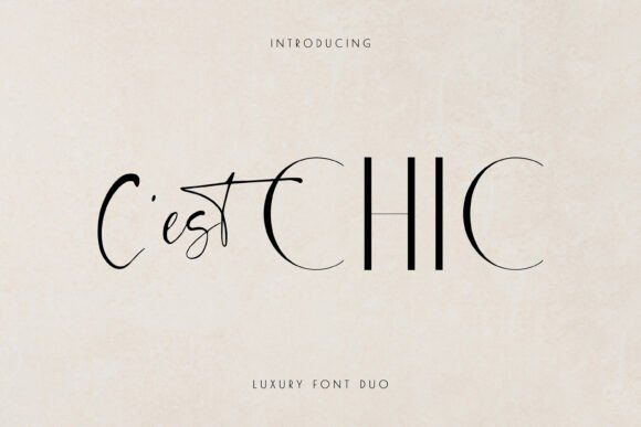 C’est Chic Font by elvinova