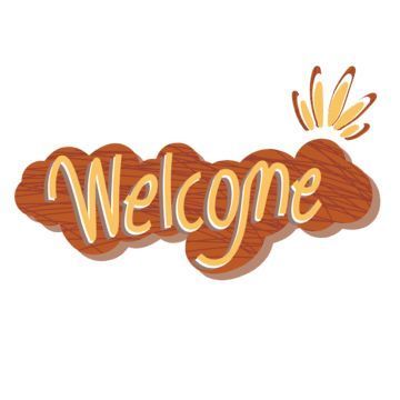 Welcome Sticker, Welcome Clipart, Sticker Clipart, Welcome Text PNG Transparent