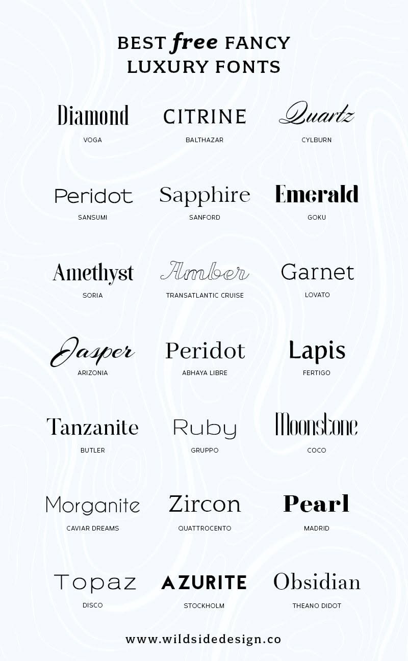 Best Free Luxury Fonts — Rite of Sage