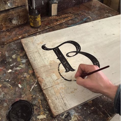 The Lost Art ~ Master Sign Painter and Pinstriper TJ Guzzardi