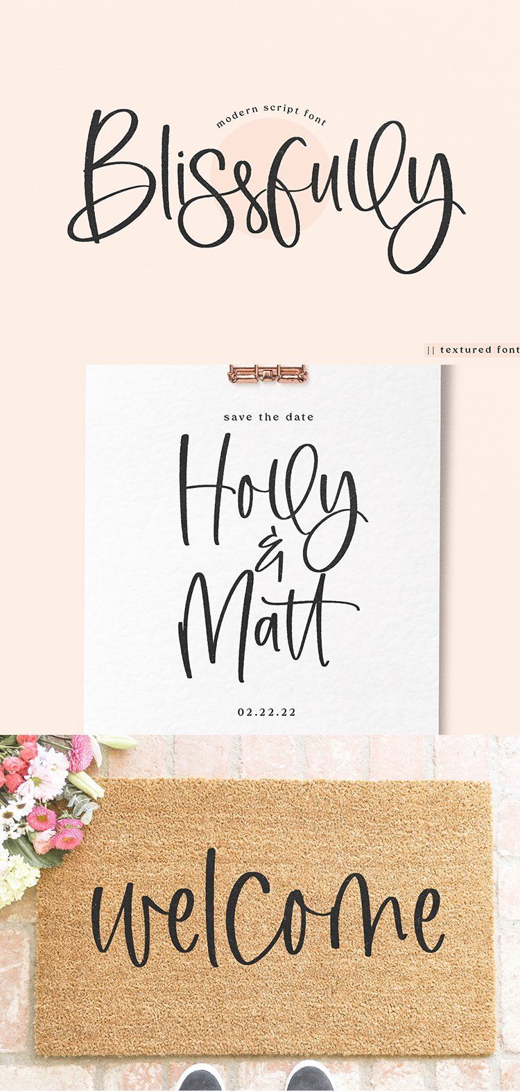 Blissfully — A Modern Script Font