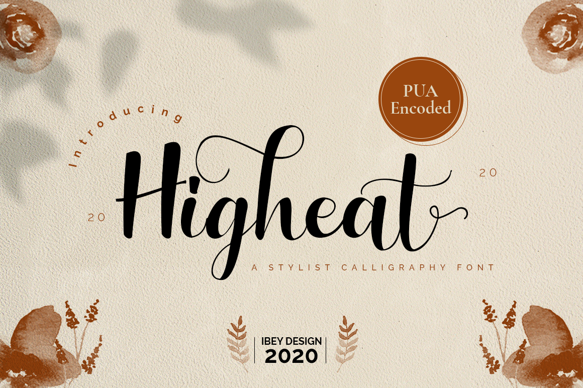 Higheat — Stylish Calligraphy
